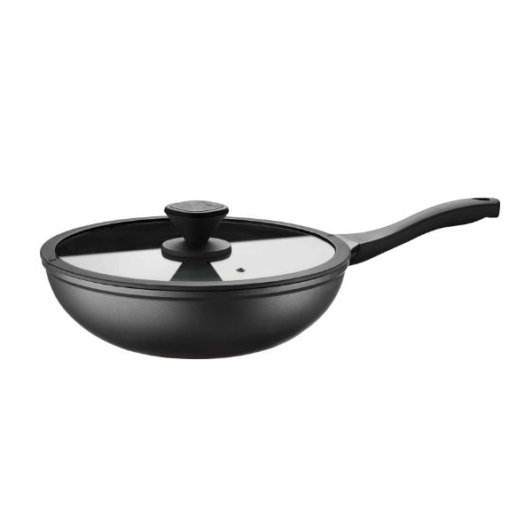 Wok m. Deckel Pro 30 cm